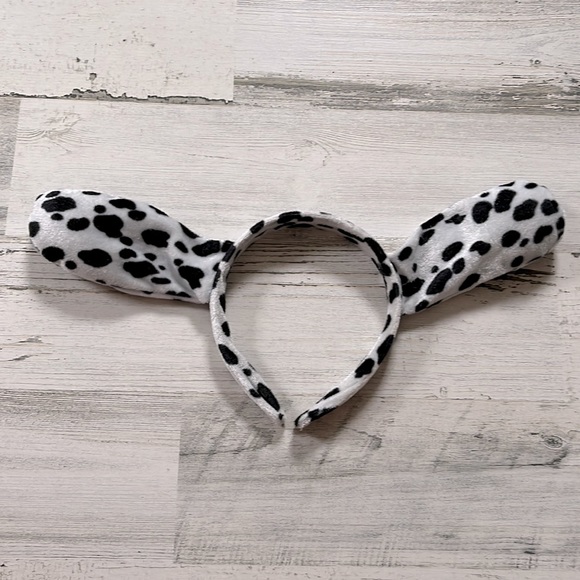 Dalmatian Print Headband with Floppy Ears - Picture 2 of 2